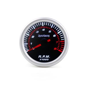2 '' 52 ملليمتر 0-8000 السيارات مقياس سرعة الدوران مع الصمام الخفيفة rpm متر العالمي سيارة متر